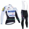 Radbekleidung Radtrikot Langarm + Lang Trägerhose 2020 Deceuninck-Quick-Step N004
